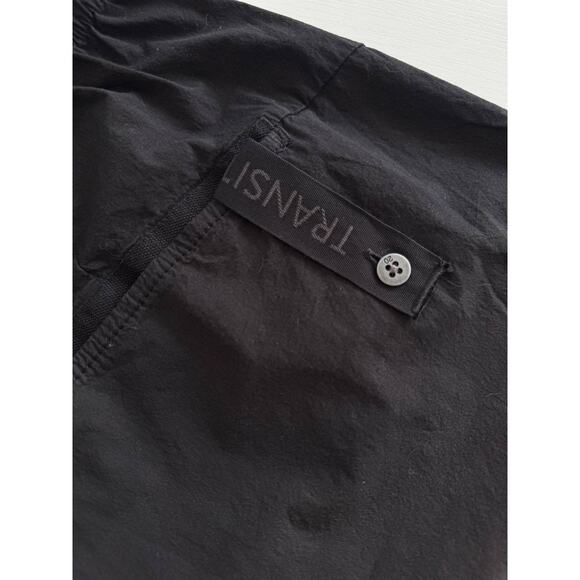 Transit Cotton Wide Cropped Easy Pants Black - Picture 4 of 6